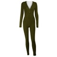 thumbnail image 5 of BRGZLK Onesies for Women Ladies Onesie Hooded Pyjamas Winter Warm Plush Flannel Jumpsuit Funny Novelty Animal Pajamas Playsuit Loungewear Size 8-16, 5 of 6