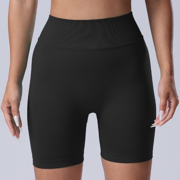 Women's Quick Dry Seamless Athletic Shorts, Butt Lifting Cycling Yoga Workout Shorts for Summer
