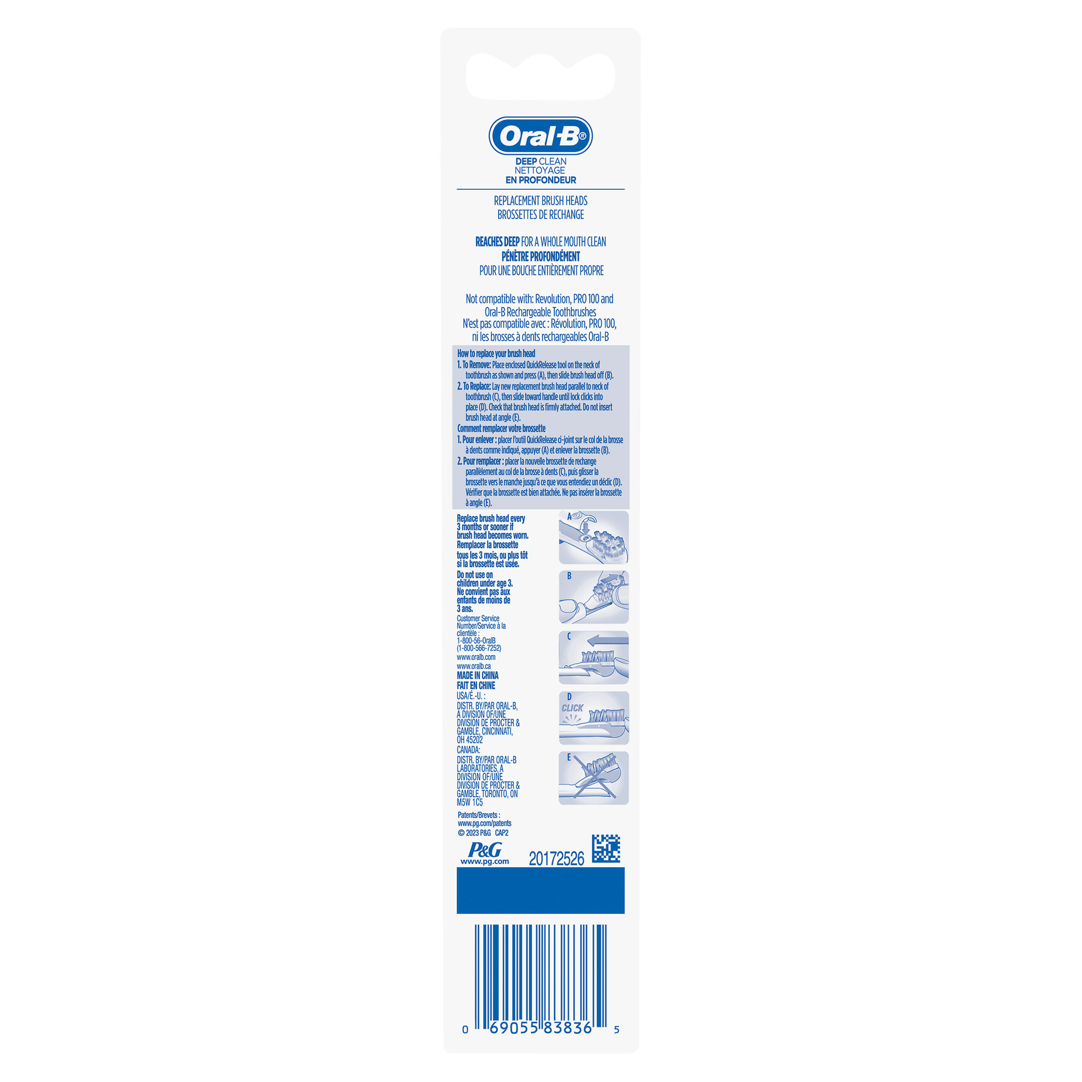 Oral-B Deep Clean Replacement Toothbrush Heads photo 8