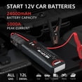 thumbnail image 2 of NEXPOW Arrancador de Auto Batería de 5000A Pico 28800mAh, Arrancador de Auto para Todos los Máquina de Gasolina y 12L Diésel, Cargador Batería Automóvil de 12V con Luz LED Incorporada/USB QC3.0, 2 of 8