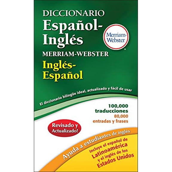 Pre-Owned Diccionario Espanol-Ingles Merriam-Webster (Mass Market Paperback) 0877798214 9780877798217