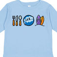 thumbnail image 4 of Inktastic Surfing Eat Sleep Surf Boys or Girls Long Sleeve Toddler T-Shirt, 4 of 5