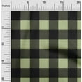 thumbnail image 1 of oneOone Viscose Chiffon Light Green Fabric Gingham Check Craft Projects Decor Fabric Printed By The Yard 42 Inches Wide, 1 of 4