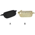thumbnail image 3 of Qarigey Paquetes de cintura Escalada al aire libre Capacidad suficiente Separador deportivo resistente a la suciedad Tienda Bolsa de identificación Envolturas para manijas de equipaje Negro Qarigey AP012943-01, 3 of 6