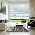 thumbnail image 6 of Ahgly Company Indoor Square Abstract Plum Purple Abstract Area Rugs, 7' Square, 6 of 6