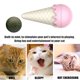 thumbnail image 1 of Catnip Ball Clean Teeth Juguetes comestibles de hierba gatera para accesorios de gatito (verde) Ehuebsd Para estrenar, 1 of 8