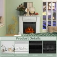 thumbnail image 5 of Giantex 32 x 30 inches 1400 W Electric Indoor Fireplace Heater, 5 of 10