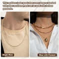 thumbnail image 4 of Uxcell 2mm Box Chain Necklace, 10Pcs 24Inch Thin Square Stainless Steel Jewelry Charm Chains Necklace with Lobster Clasps for Men Women DIY Jewelry Making Gift, Black, 4 of 6