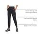 thumbnail image 4 of Pantalones Joggers CRZ YOGA Mujer 70 cm Ligero para Senderismo Negro XS, 4 of 7