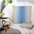 thumbnail image 3 of Light Blue Khaki Ombre 24x24 Pillow Covers Set of 2, Modern Abstract Art Gradient Throw Pillow Covers Decorative Couch Cushion Case, Microfiber Square Pillowcases for Bedroom Car Living Room, 3 of 7