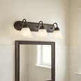 thumbnail image 5 of Design House Millbridge 3 Light Oil Rubbed Bronze Dimmable Vanity Light with Frosted Glass Shades, 5 of 18
