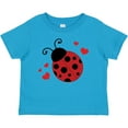 thumbnail image 3 of Inktastic Lady Bug and Hearts Girls Toddler T-Shirt, 3 of 5