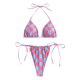 thumbnail image 1 of Bikini ZAFUL Triangle para mujer Halter High Cut Mint L, 1 of 5
