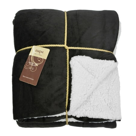 - Napa Super Soft Micro Mink Fleece Sherpa Bed Throw TV Blanket 50