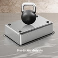 thumbnail image 5 of FENGFAN L10 Stainless Steel Cat Litter Box, Black Half Enclosed Odor Resistant Litter Pan for All Size Cats, 5 of 6