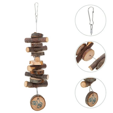 Stri Hanging Chew Toy for Rabbit Chinchilla Hamster, Hamster Chew Toy, Molar Toy, Cage Accessory