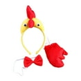 thumbnail image 2 of Animal Headband Tail Bowtie Set Halloween Cosplay for Performance Dance Prom Chick, 2 of 7