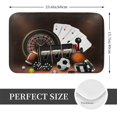 thumbnail image 2 of Sikiie Casino And Sports Print Flannel Anti-slip Floor Mat 16x24in, Thickened Dustproof Entrance Door Mat Floor Mat for Kitchen, Bathroom, Laundry Room, 2 of 7