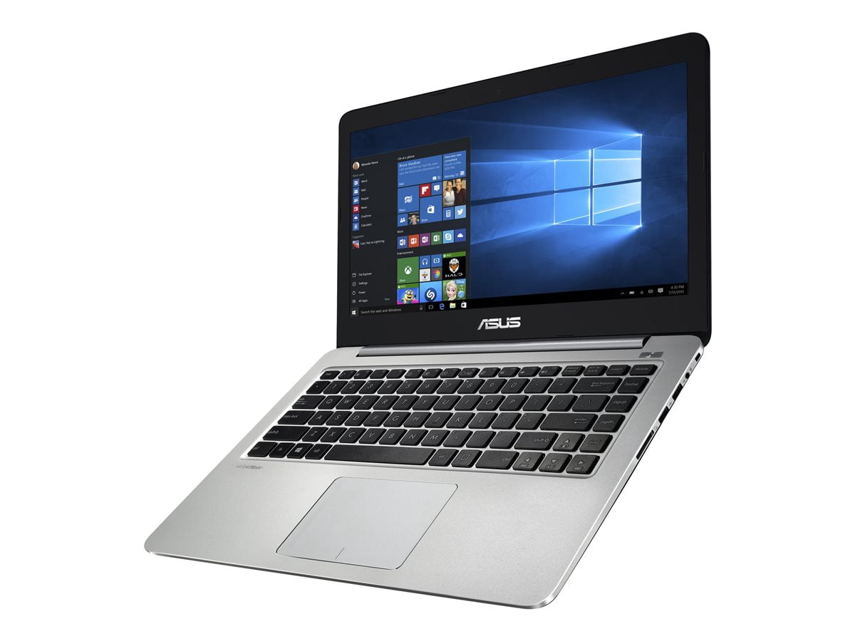 ASUS K401LB-WS71 - Intel Core i7 - 5500U / up to 3 GHz - Win 10 Home 64-bit - GF 940M - 8 GB RAM - 750 GB HDD - 14" 1920 x 1080 (Full HD) - Wi-Fi 5 - vertical hairline with metal, silver sand blasting on one-piece metal (top)
