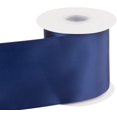 thumbnail image 2 of GFDYREE 4" Inch Double Faced Satin Ribbon Navy Solid Polyester Craft Ribbon - 25 Yards Perfect for Gift Wrapping, Crafts, Wreath, Wedding Party Ceremony Decoration, Floral Arrangement, Sewin, 2 of 7