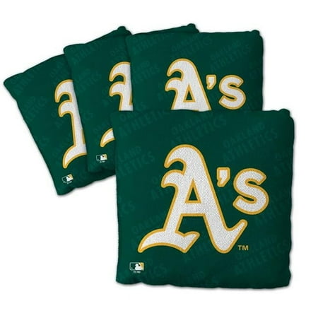 MLB Oakland Athletics Cornhole Bags - 4PK - Green