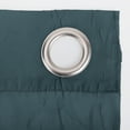 thumbnail image 2 of No. 918 Erica Crushed Sheer Voile Grommet Curtain Panel, 51"x63", Teal, 2 of 6