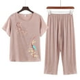thumbnail image 5 of Chuancc Linen Sets Womens Travel Outfit for Airplane 2 Piece Outfits Long Sleeve Button Down Blouse and Pants Travel Outfits for Women 2 Piece Sets Leisure Wear Sets for Women Khaki 4XL, 5 of 5