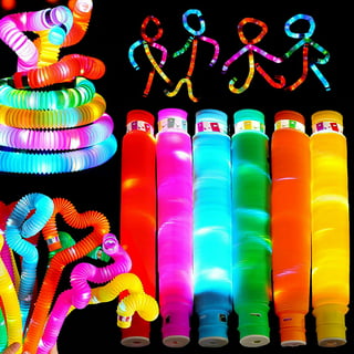 Ja-Ru Pop N Play Tubes 3 Pop Tube Sensory Toy, ASMR Sensory Toy