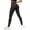Black, variant on Women's High Waisted Scrunch Yoga Pants, Butt Lifting Peach Butt Fitness Leggings for Women, Soft Comfortable High Rise Workout Pants for Gym, Yoga and Daily Wear Blackish Green