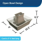 PetSafe Drinkwell Ceramic Pagoda Fountain - Taupe
