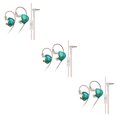 thumbnail image 3 of Sidaley AK6 PLUS Auriculares con cable Jack de 3,5 mm Auriculares con cable desmontable dinámico Auriculares portátiles para correr Cyan con Type1 NO1, 3 of 6