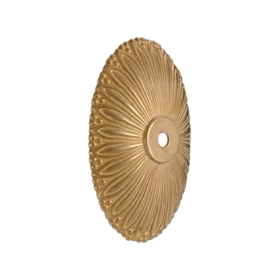B&P Lamp® 5 1/2" Solid Brass Die Cast Back Plate, Unfinished Brass