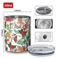 thumbnail image 4 of Christmas 12oz Stainless Steel Coffee Mug – Double-Wall Insulated Cup with Spill-Resistant Lid, 360° Full-Print Design, Keeps Drinks Hot & Cold for Home, Office, Travel, Thanksgiving, Xmas, 4 of 5