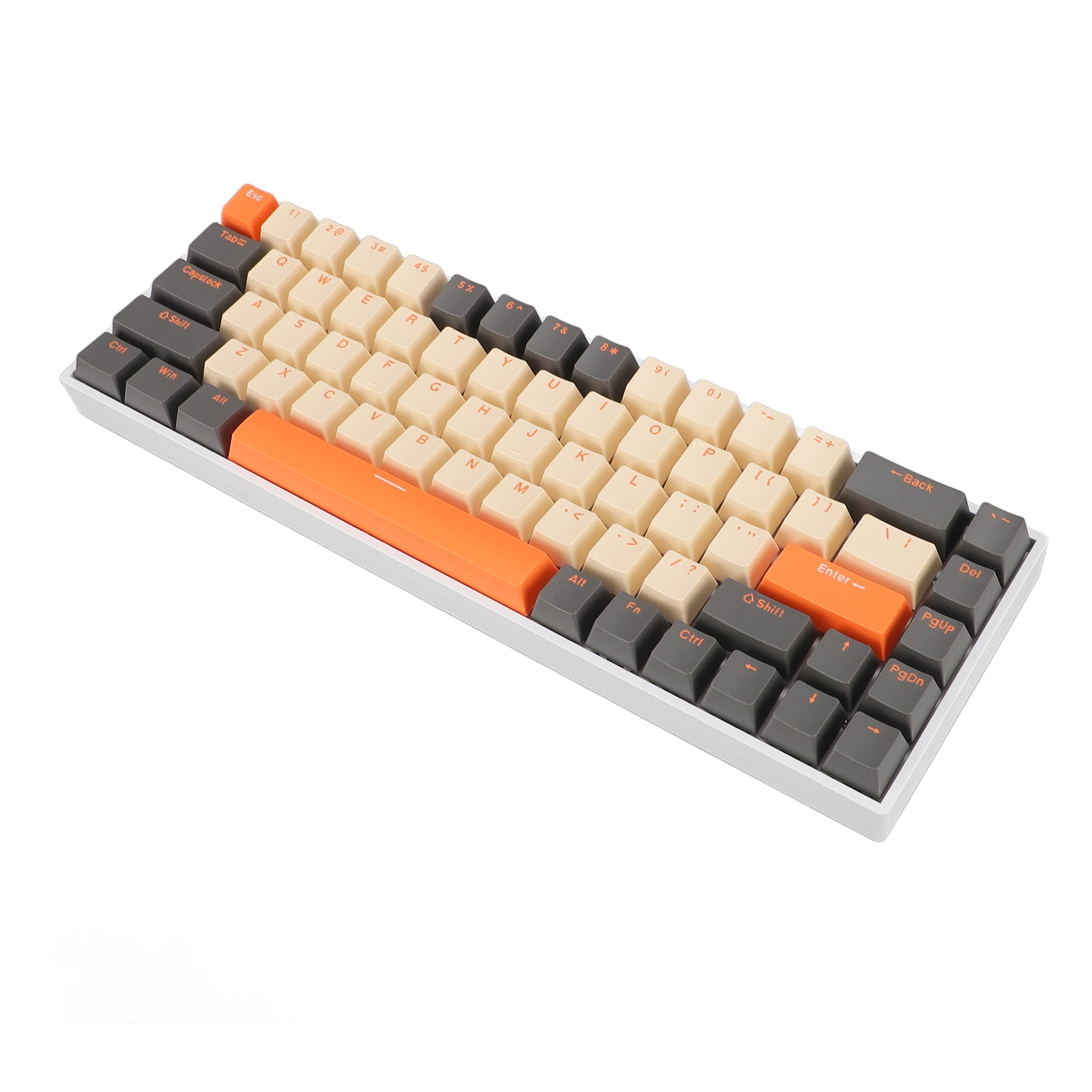 68 Keys Mechanical Keyboard, RGB Backlit NKRO 60 Percent Mechanical Keyboard  for OS X for Computer with USB Port