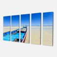 thumbnail image 2 of Bateau à Longue Queue à la Plage - Impression sur Toile d'Art de Bord de Mer, 2 of 3