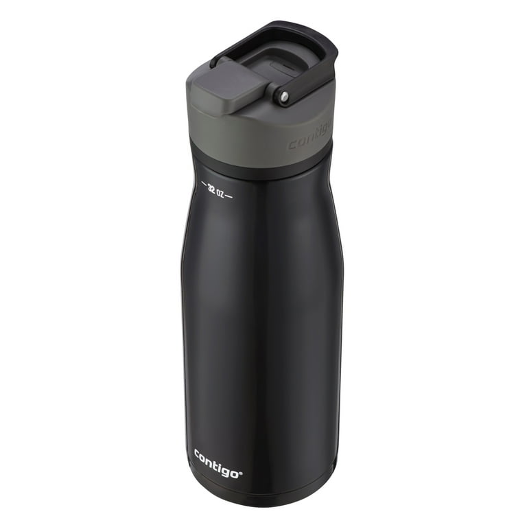 Contigo Cortland 2.0 Water Bottle with Autoseal Lid Licorice, 32 fl oz.,  Black