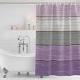 thumbnail image 4 of Purple Grey Wood Grain Waterproof Fabric Shower Curtain,Ombre Rustic Retro Wooden Plank Waterproof Fabric Shower Curtain for Bathroom Curtains Bathtubs Shower Curtains with 12 Hooks Small 36x78in, 4 of 8