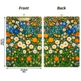 thumbnail image 5 of FORMRS Acrylic Clipboard with Low Profile Clip Standard A4 Letter Size, 12.5" x 9", Orange Floral Garden, 5 of 8