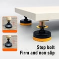 thumbnail image 4 of Nivelador De Patas, Rosca Ajustable Fácil De Instalar Base Ancha Versátil Reduce La Vibración Pies Niveladores Flexibles Y Resistentes Con Tornillos Para Muebles, 4 of 7