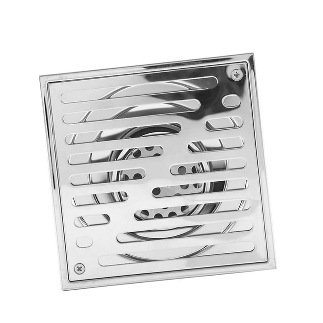 Dreneze De Piso De Cuadrado De Acero Inoxidable De Gran Calibre Antiolor, Desagüe De Ducha Con Válvula De Descarga