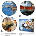 thumbnail image 3 of Designart "Greece Maritime beauty I" Transportation Canvas Wall Art, 3 of 5