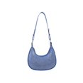 thumbnail image 1 of Bolsa Crescent Diamonds Mujeres Cuero Rhinestones Hombro Axilas Bolsos Ndcxsfigh Para Estrenar, 1 of 9