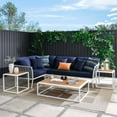 thumbnail image 3 of Stance 7 Piece Outdoor Patio Aluminum Sectional Sofa Set, 3 of 3