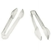 Set of 8 - 6 1/2 Clear Plastic Tongs