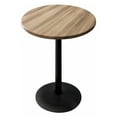 thumbnail image 5 of Indoor/Outdoor 30" Tall OD214 Black Table Base with 22" Diameter Foot and 36" Diameter Indoor/Outdoor Natural Top by the Holland Bar Stool Co., 5 of 5