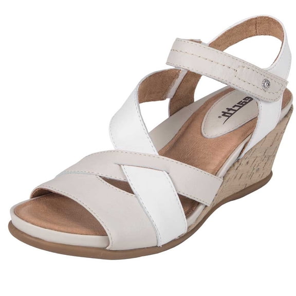 Earth Womens Thistle Off White Multi Sandal - 10