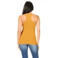 thumbnail image 4 of Women's Casual Ribbed Racerback Solid Stretch Cami Tank Top, 4 of 4