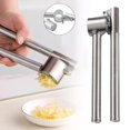 thumbnail image 3 of Stainless Steel Garlic Press, Heavy Duty Household A4L8 Garlic Chopper E8F2, 3 of 4