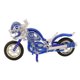 thumbnail image 5 of Modelo de motocicleta coleccionable, decoración de escritorio, metal, motocicleta, novedad, aluminio Azul, 5 of 9
