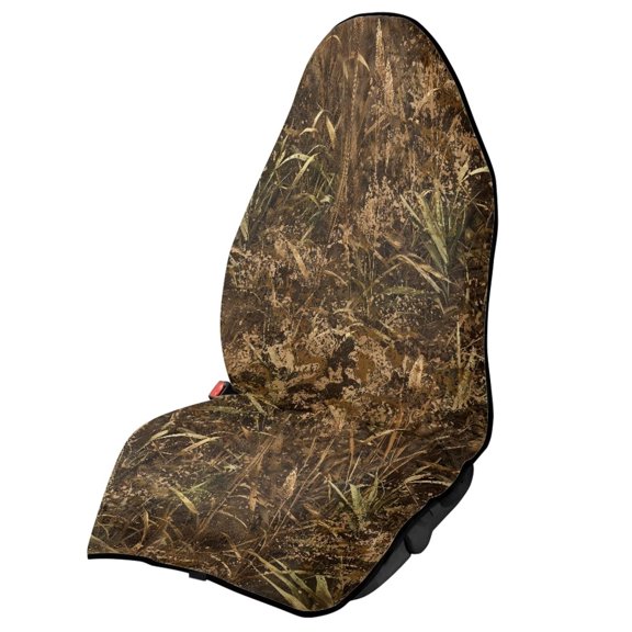 KUIFORTI Cute Camouflage Car Seat Cover for Front Seats Non-Slip Easy Installation Sweat Towel Bucket Seat Covers for Gym Workout Beach Hiking